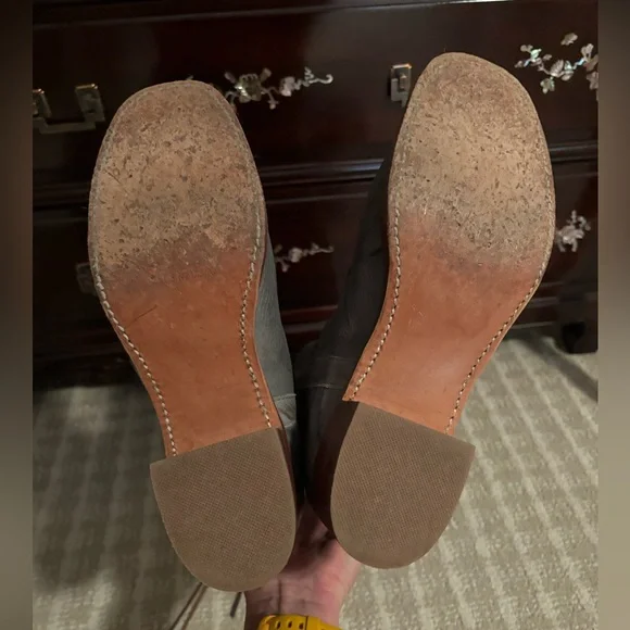 Frye Campus OTK boot- rare grey. Size 9 women - Picture 6 of 9